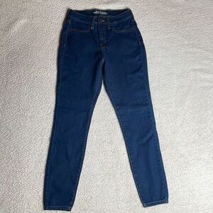 Wild Fabe Denim Jeans no pockets Stretchy comfy High rise Skinny Size 2 / 26
